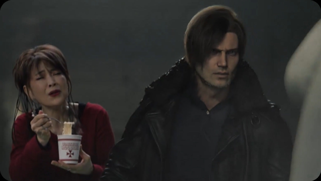 Resident Evil Requiem's Hilarious Nissin Lawsuit Spoof
