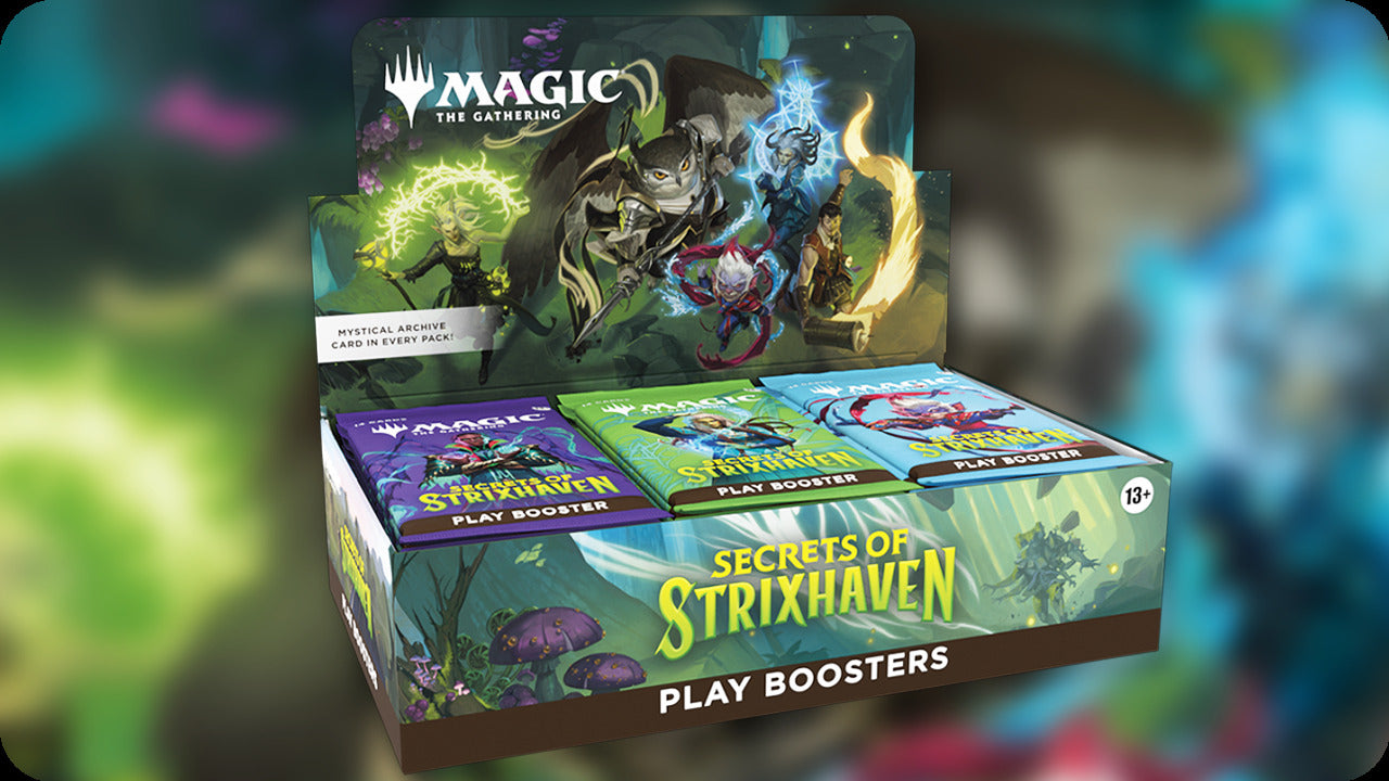 Discount on Magic's Secrets of Strixhaven Play Boosters